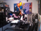 A monkey showed up in my office singing happy birthday. Classic