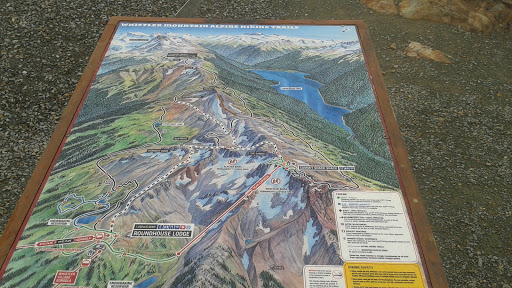 Whistler Summit Hiking Trails Map