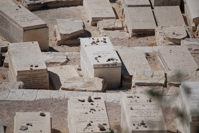 Tombs right below us