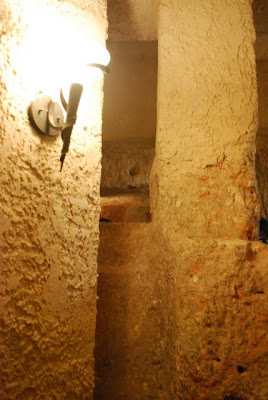 Prison, you can see in the middle background holes in the rock where they would tie the condemned and beat them