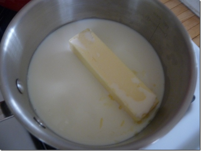 melt butter milk