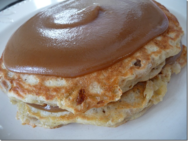 banana smore pancakes