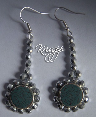 pendientes turquesas fimo pendientes turquesas fimo