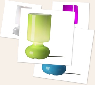 Visa ikea-lampa