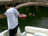 Graham swims