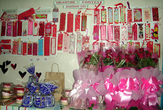 Valentine Bookmarks and Prizes