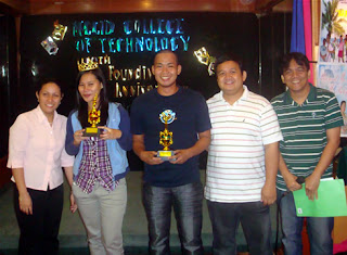 Best Deaf Relationship Drama Actors Joanna Teves and Vincent Adecer together with Ma'am Beth, Sir Ervin and Sir Jojo