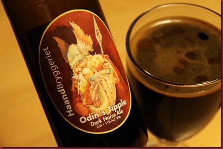 Haandbryggeriet Odin's label