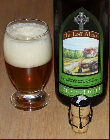 Lost Abbey Devotion label Lost Abbey Devotion label