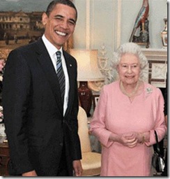 1 Rainha com Obama