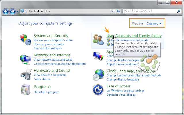 การกำหนดระดับการทำงานของ UAC (User Account Control) ใน Windows 7 Uac1
