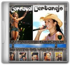 Capa É Carnaval Sertanejo – Os Hits do Verão 2011 É Carnaval Sertanejo – Os Hits do Verão 2011