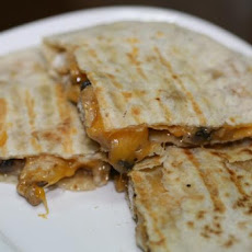 Chicken, Mushroom and Cheese Quesadillas