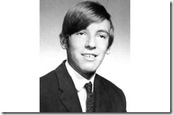 Bruce Springsteen - 67, último ano da Freehold Regional high school em Freehold - Nova Jersey