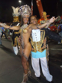 Belle ragazze Brasiliane nel Carnevale di Rio de Janeiro Brasil