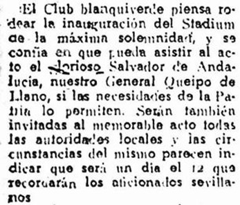 Inauguracion Stadium