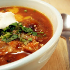 Turkey Broth with Chiles and Tomato