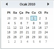 WPF Calendar WPF Calendar