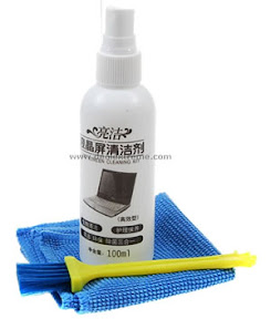 Kit de limpeza para LCD's.