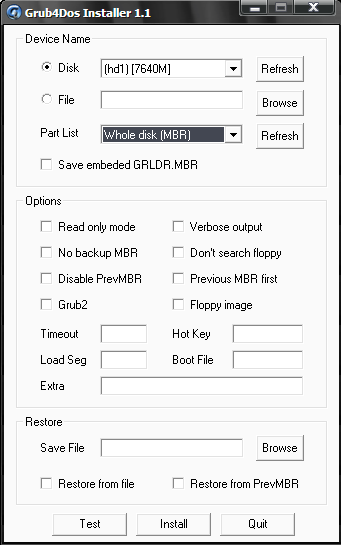Instal Hirens to Flashdisk