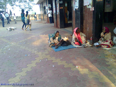 Leprosy affected beggars in India