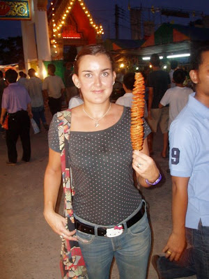 food on a stick