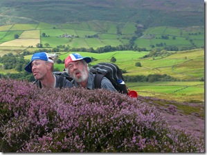Gurning in the heather