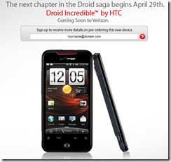  No Nexus One for Verizon, Google says go for Droid Incredible
