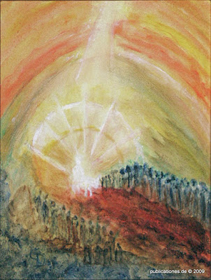 Gerda Dittmann 'Einzug in Jerusalem', Acryl auf Leinwand