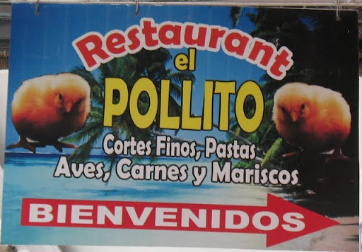 El Pollitto sign in La Peñita de Jaltemba, Nayarit, Mexico
