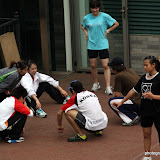 athletes talking