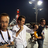 Myles demonstrates his anger towards the Olympics