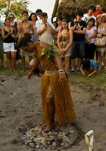 Fire Walking at Robinson Crusoe Island