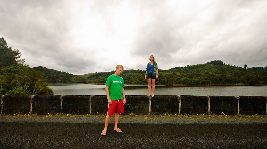 Us at Cosseys Dam