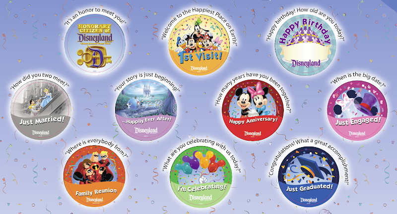 Disney Celebration Buttons | Delightful & Distinctive COLRS