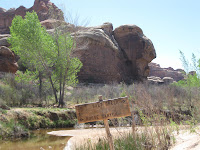 trail junction, bear left Photo