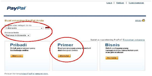 Cara Pendaftaran PayPal
