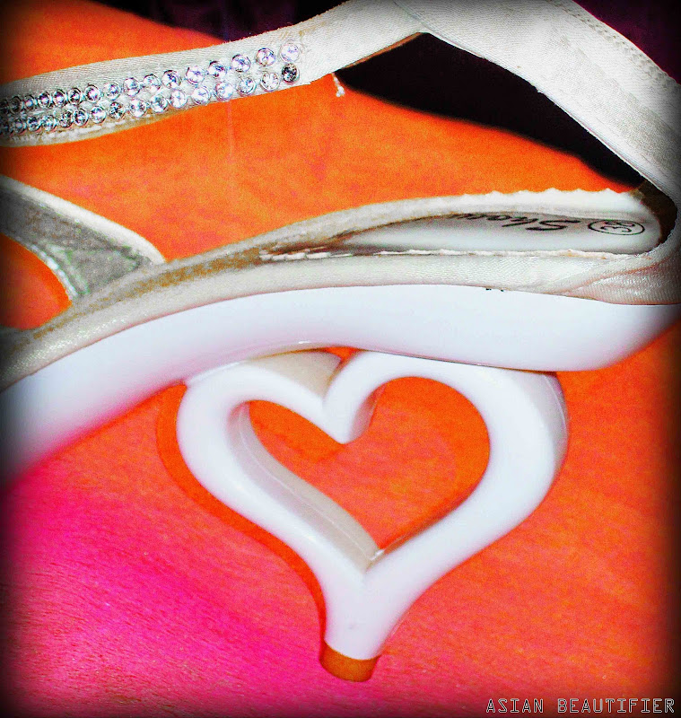 Satin Diamonte Heart High Heel Shoes Satin Diamonte Heart High Heel Shoes
