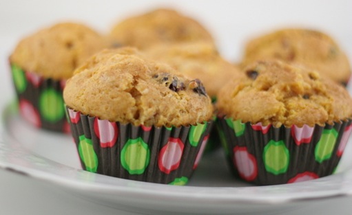 pumpkin cranberry muffins 1