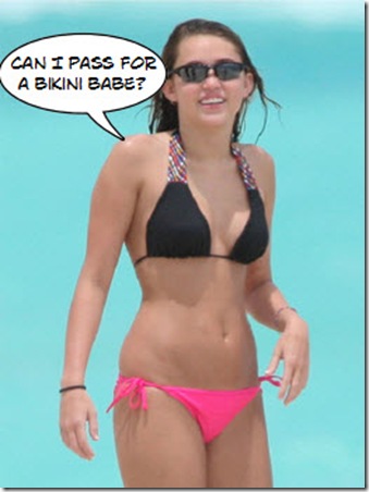 miley cyrus bikini photos