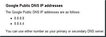 google dns