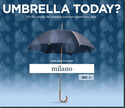umbrella today