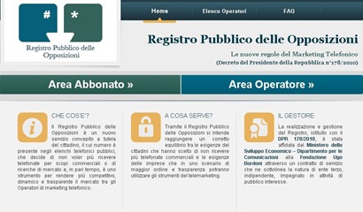 REGISTRO DELLE OPPOSIZIONI