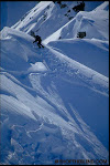 Craig Kelly setting off a slide
