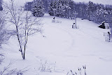 Holimont, NY después de mediados de noviembre una tormenta de nieve