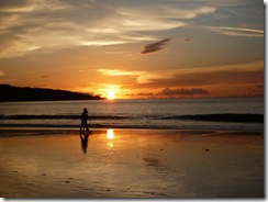 spectacular sunset and beautiful beaches in Bali