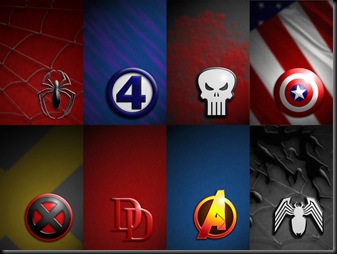 Marvel Symbol Collage