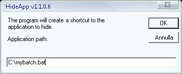 Hide Applications Interface in Windows Hide Applications Interface in Windows