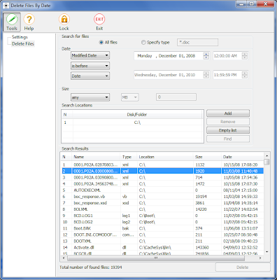 Free-up Space By Deleting Files By Date Free-up Space By Deleting Files By Date