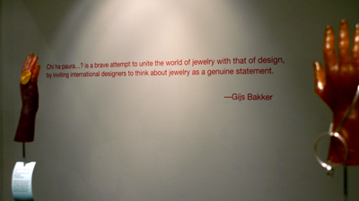 Chi ha paura...? statement by co-founder Gijs Bakker